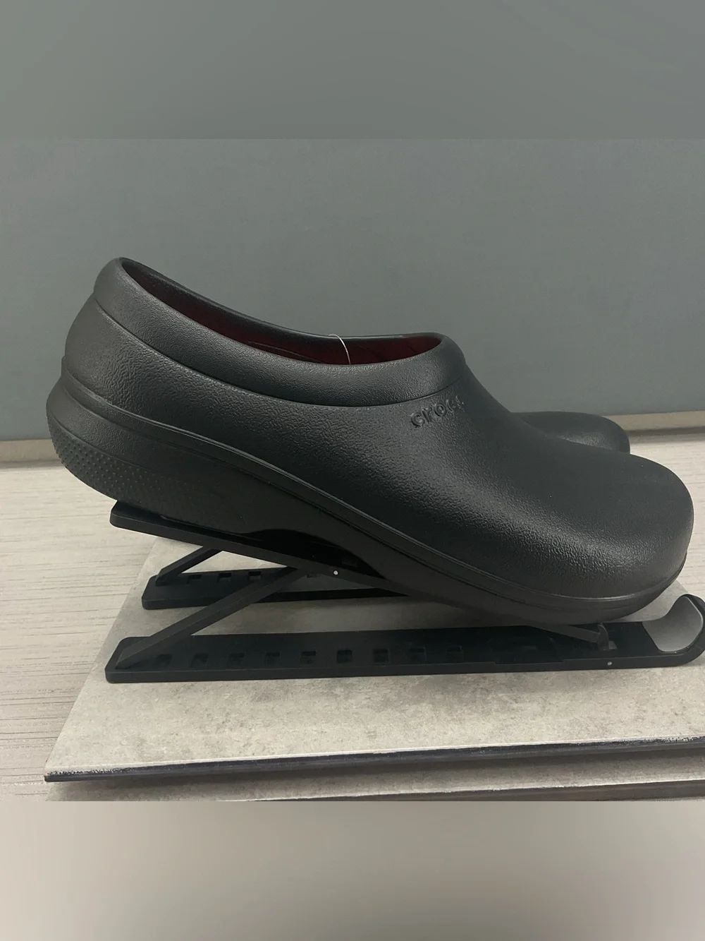 CROCS Black “On The Clock” Literide Slip On #207230-01 Men’s 12